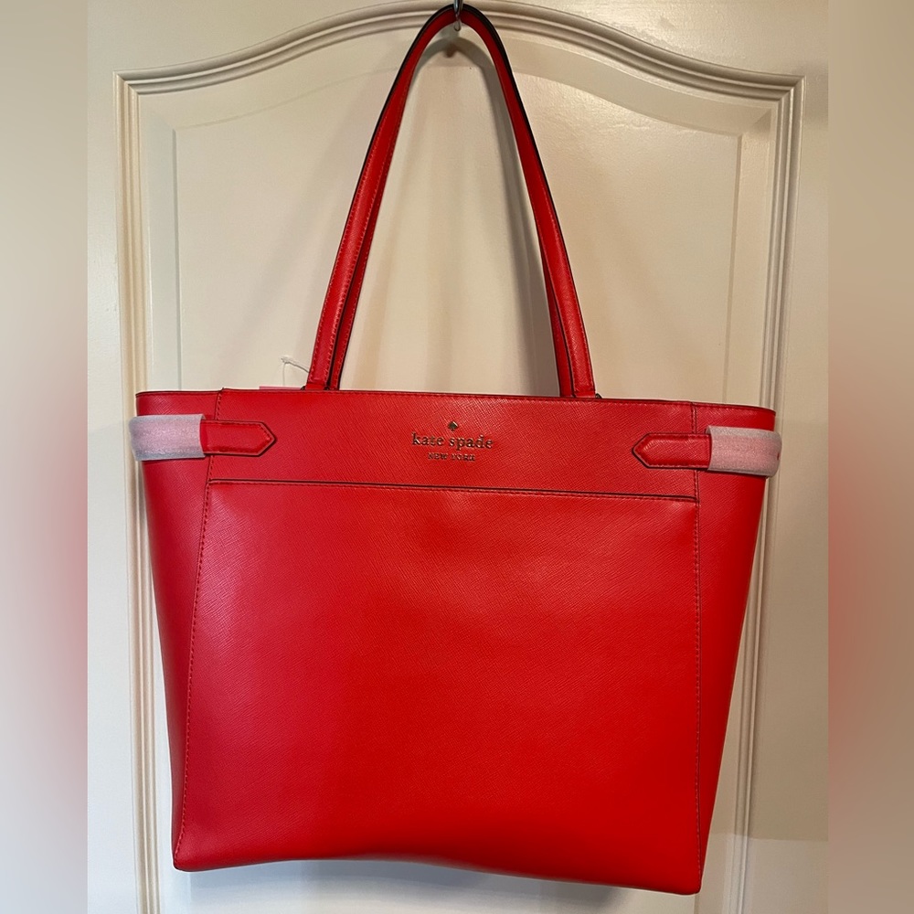 Kate Spade Laptop leather purse tote BNWT Retail $449